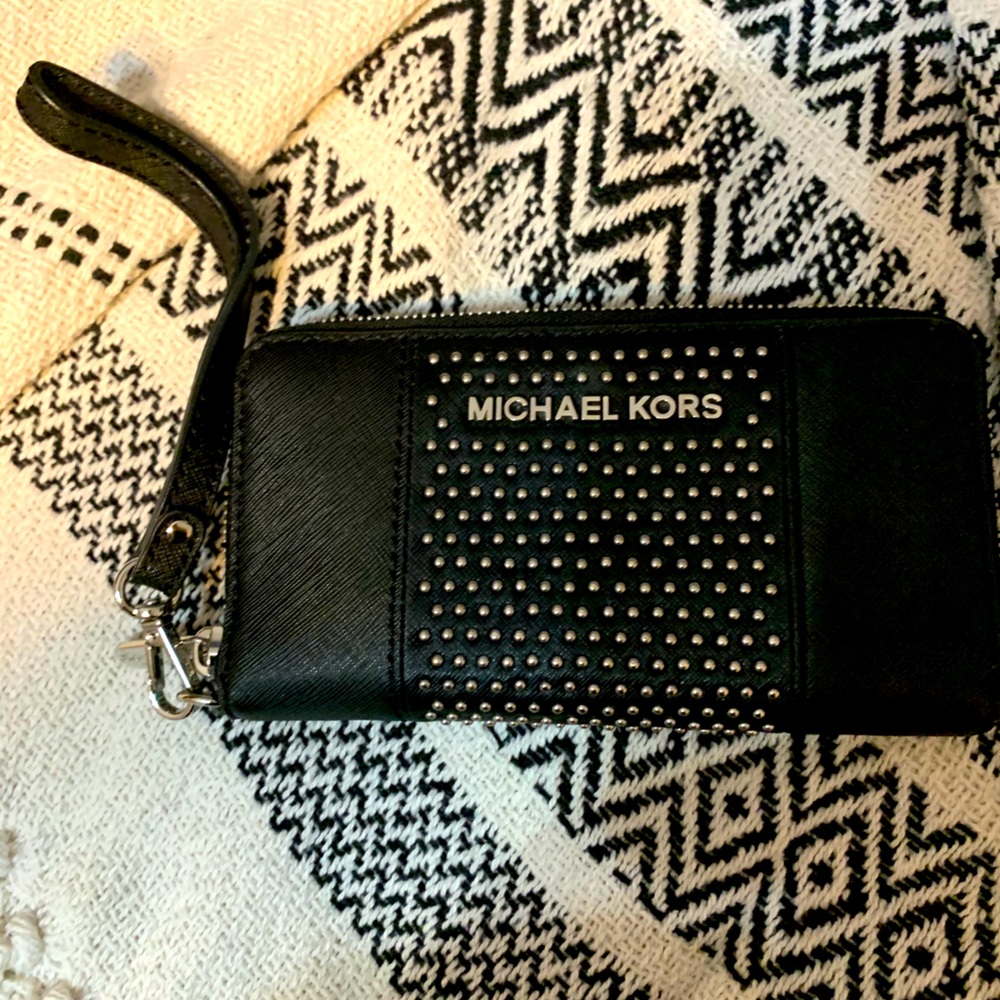 Michael Kors studded wallet